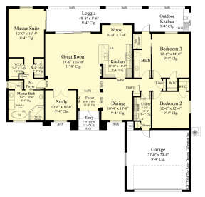 Main Floor  for House Plan #8436-00062