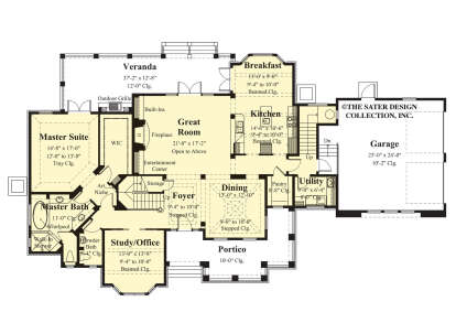 Main Floor  for House Plan #8436-00064