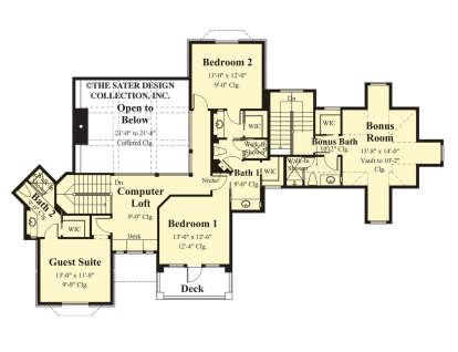 Second Floor for House Plan #8436-00064