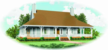3 Bed, 2 Bath, 2585 Square Foot House Plan - #053-00360