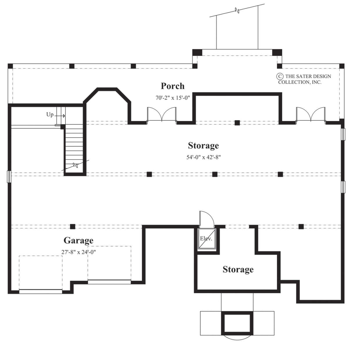 Lower Floor for House Plan #8436-00065