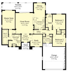 Main Floor  for House Plan #8436-00066