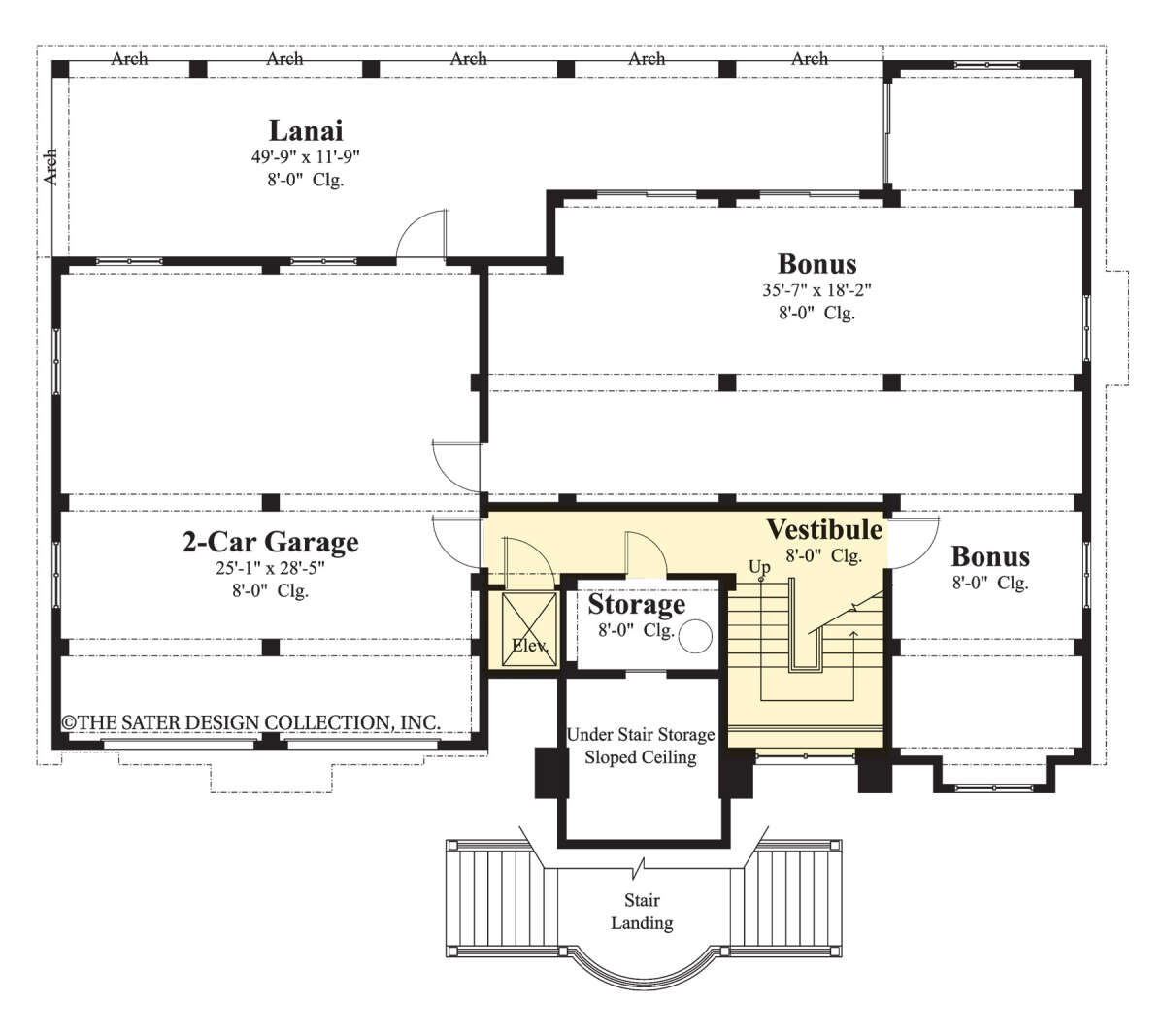 First Floor for House Plan #8436-00068