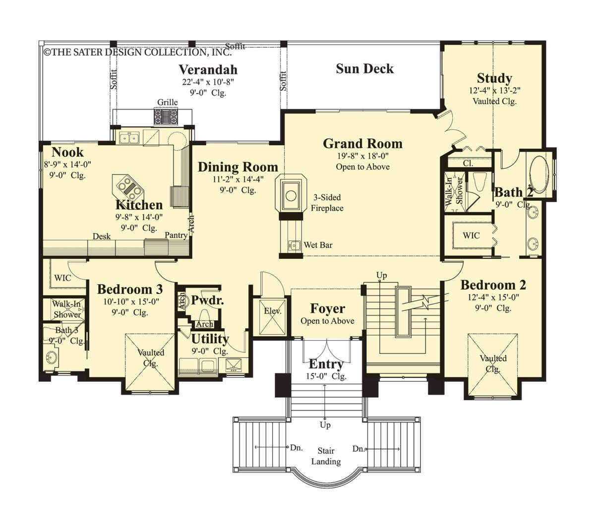 Second Floor for House Plan #8436-00068
