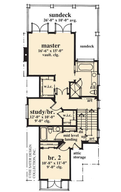 Second Floor for House Plan #8436-00069