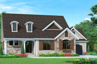 Cottage House Plan #8436-00072 Elevation Photo