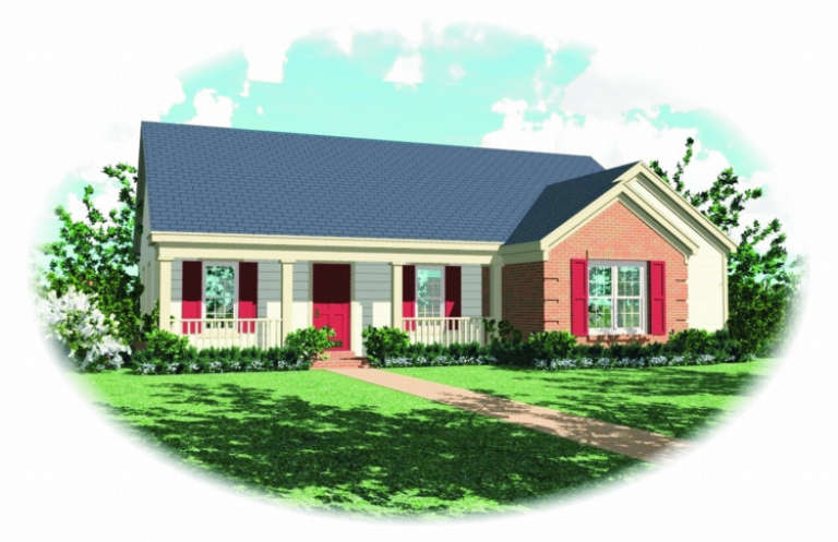 House Plan House Plan #2682 Front Elevation