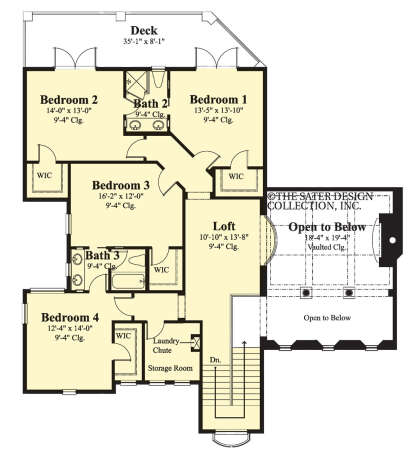 Second Floor for House Plan #8436-00077