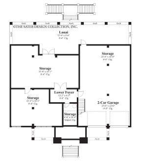 Lower Floor for House Plan #8436-00078