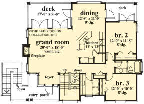 Second Floor for House Plan #8436-00080