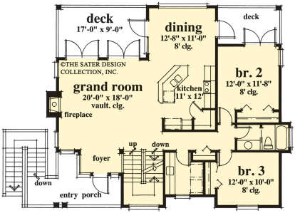Second Floor for House Plan #8436-00080