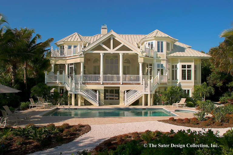 Coastal House Plan #8436-00081 Elevation Photo
