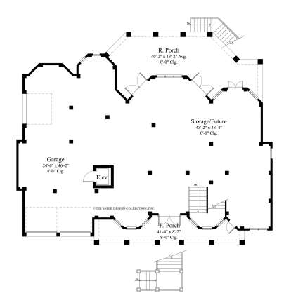 First Floor for House Plan #8436-00081