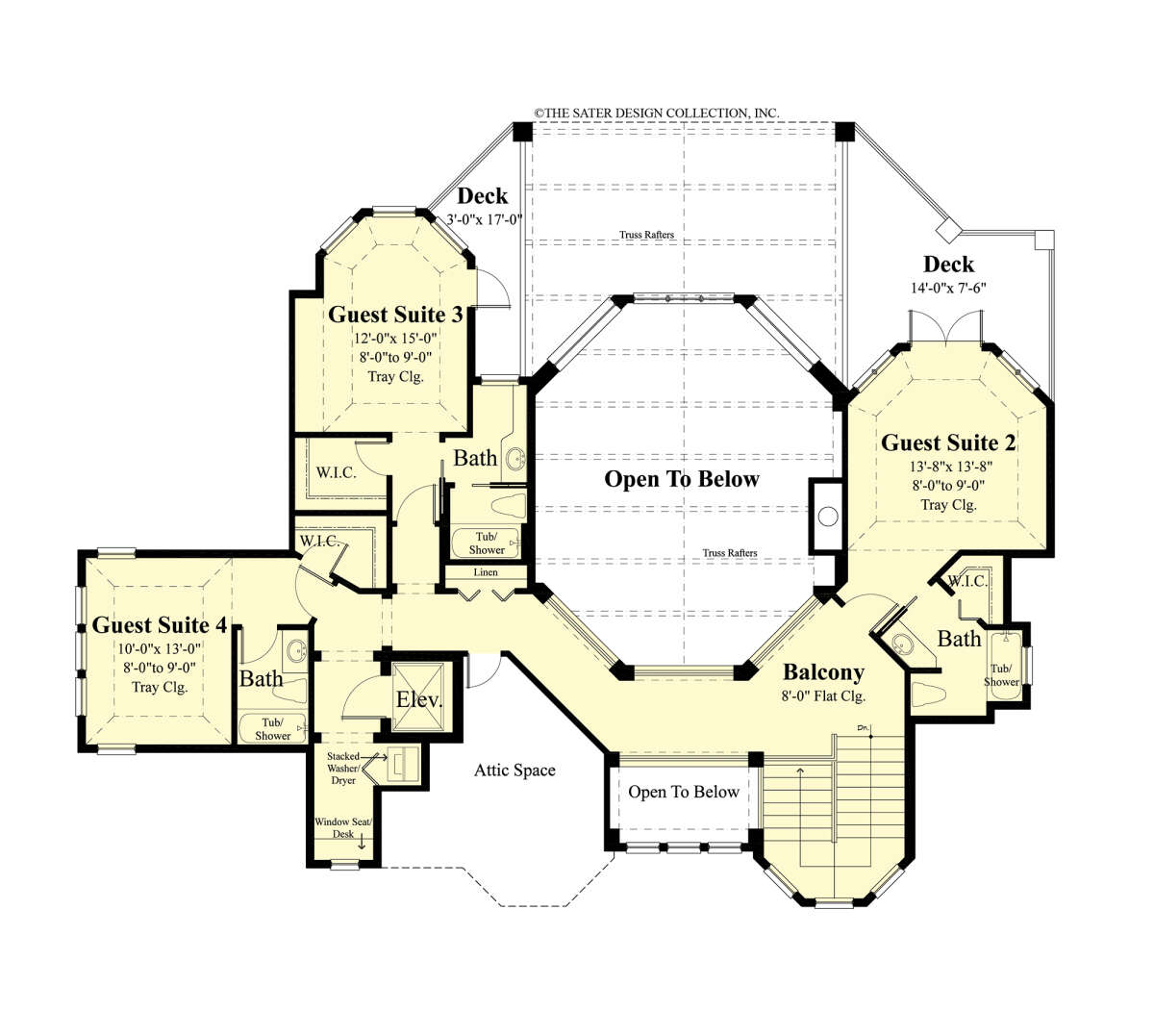 Third Floor for House Plan #8436-00081