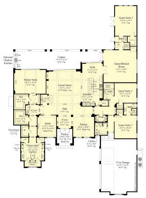 Main Floor  for House Plan #8436-00082