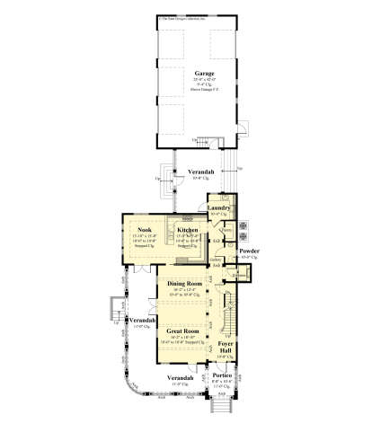Main Floor  for House Plan #8436-00083