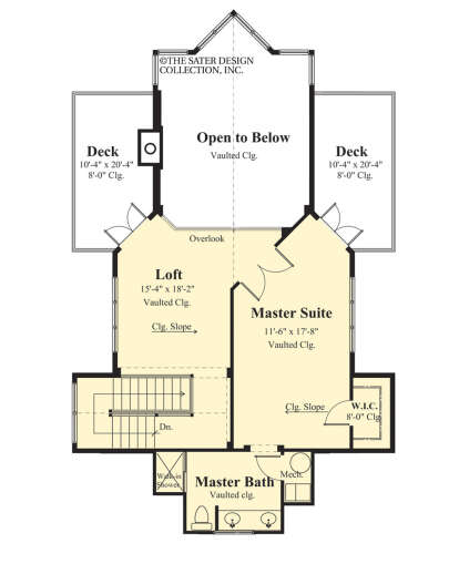 Third Floor for House Plan #8436-00084