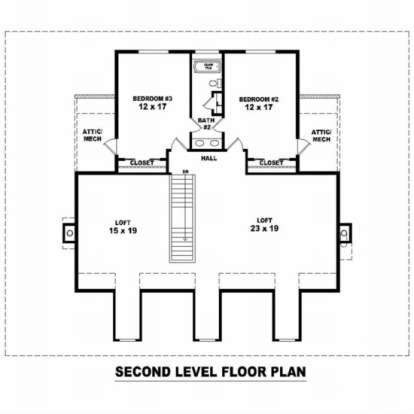 Floorplan 2 for House Plan #053-00362
