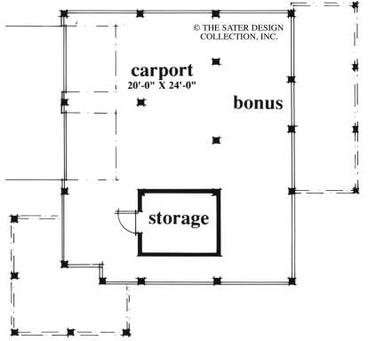 First Floor for House Plan #8436-00086