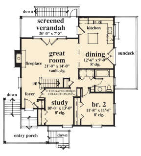 Second Floor for House Plan #8436-00086
