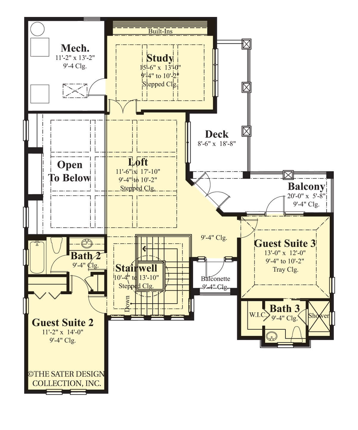 Second Floor for House Plan #8436-00087