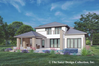 Contemporary House Plan #8436-00095 Elevation Photo