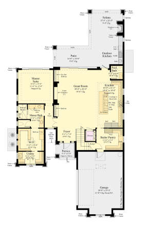 Main Floor  for House Plan #8436-00095