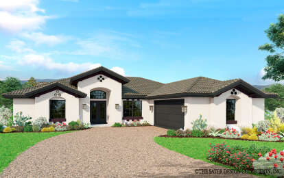 Mediterranean House Plan #8436-00097 Elevation Photo