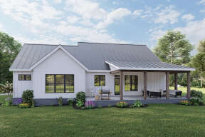 Modern Farmhouse House Plan #009-00312 Elevation Photo