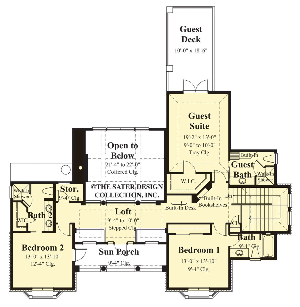Second Floor for House Plan #8436-00099