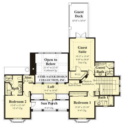 Second Floor for House Plan #8436-00099