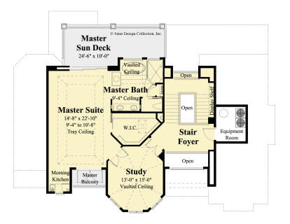 Third Floor for House Plan #8436-00100