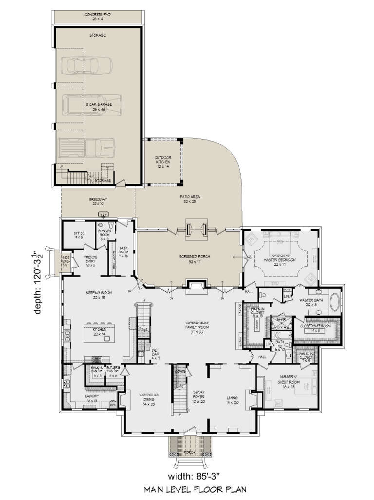 House Plan House Plan #26847 Drawing 1