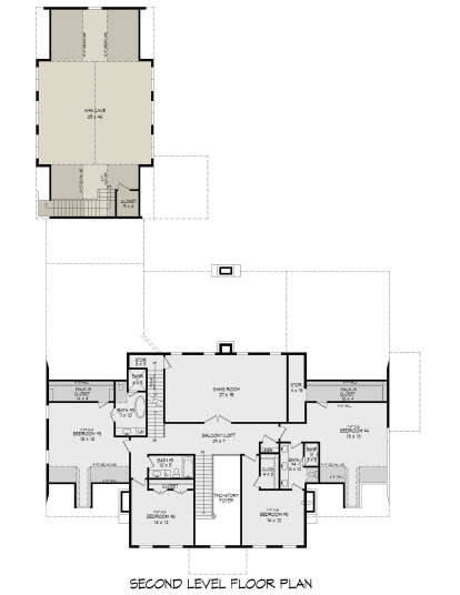 Second Floor for House Plan #940-00493