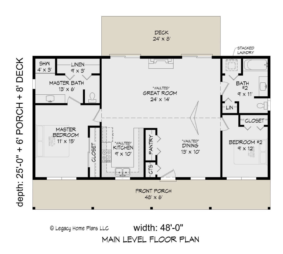 Main Floor  for House Plan #940-00495
