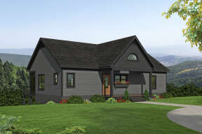 Cottage House Plan #940-00496 Elevation Photo