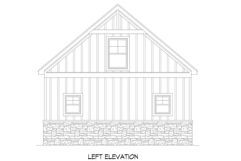 Modern Farmhouse House Plan #940-00497 Elevation Photo
