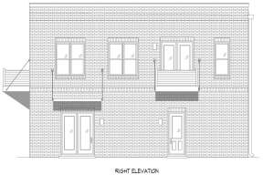 Modern  House Plan #940-00499 Elevation Photo