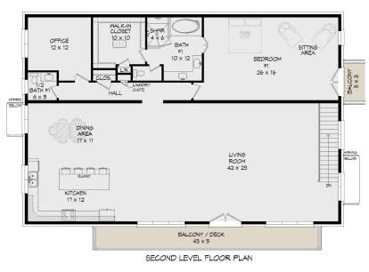 Second Floor for House Plan #940-00499
