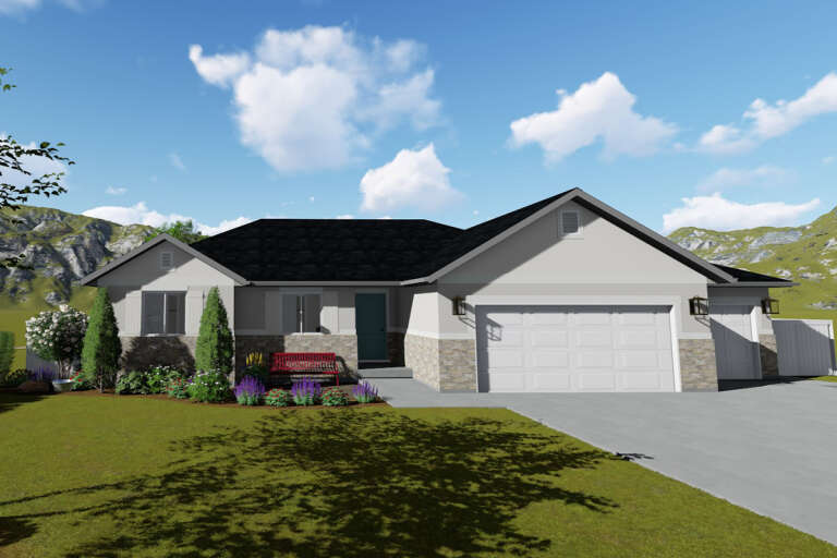 House Plan House Plan #26854 Front Elevation 
