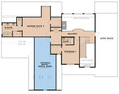 Second Floor for House Plan #8318-00240