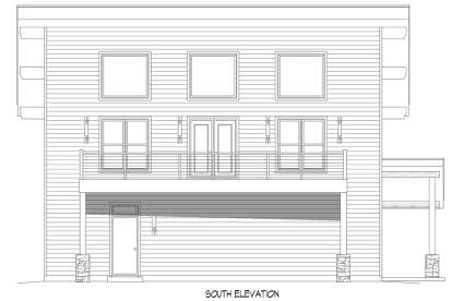 Modern House Plan #940-00501 Elevation Photo