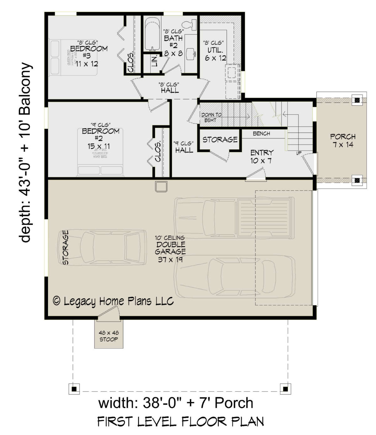 Main Floor  for House Plan #940-00501