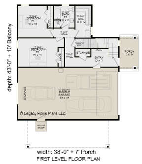 First Floor for House Plan #940-00501