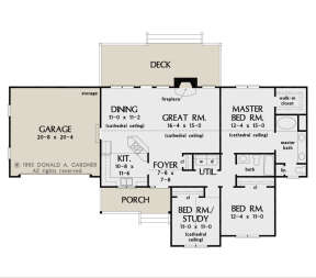 Main Floor  for House Plan #2865-00068