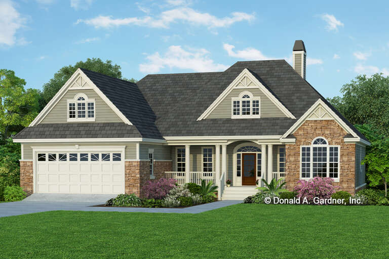 House Plan House Plan #26861 Front Elevation 