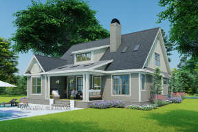 Modern Farmhouse House Plan #2865-00070 Elevation Photo