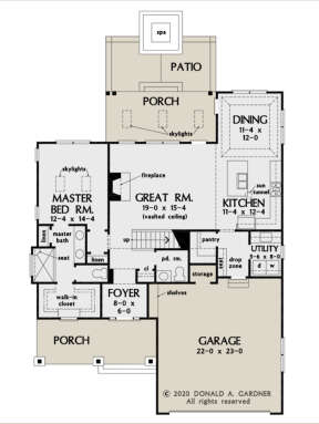 Main Floor  for House Plan #2865-00070