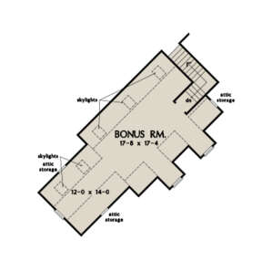 Bonus Room for House Plan #2865-00071