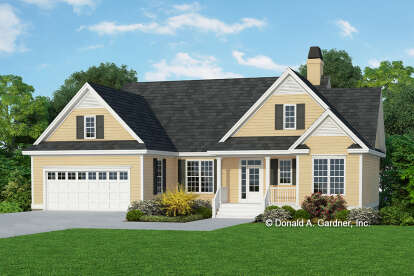 House Plan House Plan #26864 Front Elevation 